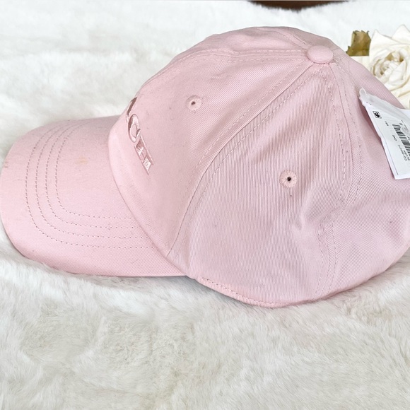 New with tags COACH HAT PINK w/embroidered COACH ( logo) adjustable back #coach - Picture 14 of 14